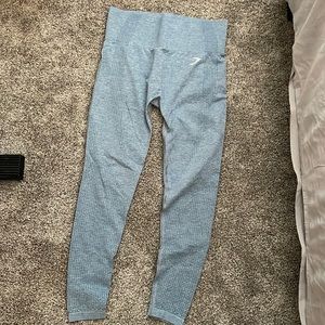 Blue Leggings, Gymshark, Size Medium